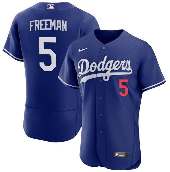 Men Los Angeles Dodgers #5 Freddie Freeman Blue Flex base Trade 2022 MLB Jersey->boston red sox->MLB Jersey
